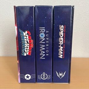 2015 Hot Wheels SDCC Secret Wars 3 Pack Captain America Ironman and Spider-Man